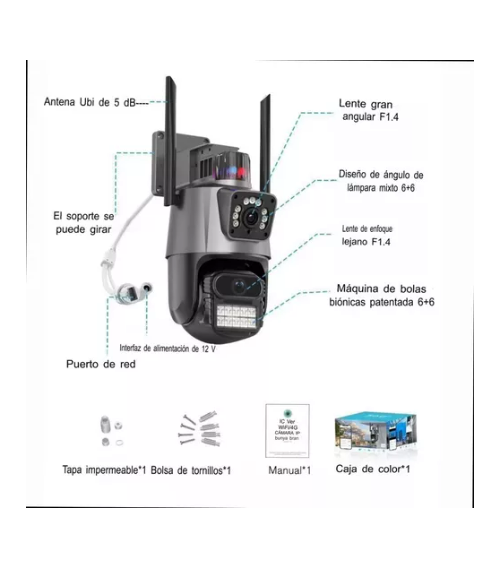 CAMARA DE SEGURIDAD IP WIFI
