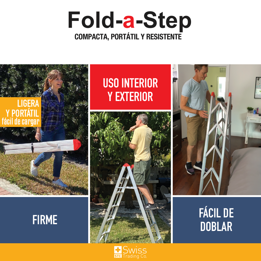 Fold a Step Escalera Plegable 5 esc